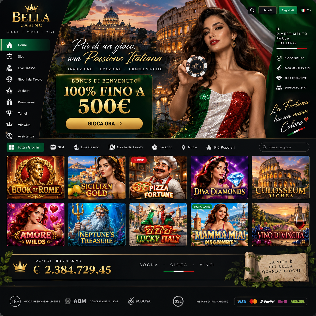 Sportitaliabet Casino Nel 2026 Guida Completa A Giochi Bonus Di Benvenuto E Metodi Di Pagamento